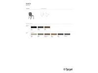 Sedia modello Nara senza braccioli di Target point 