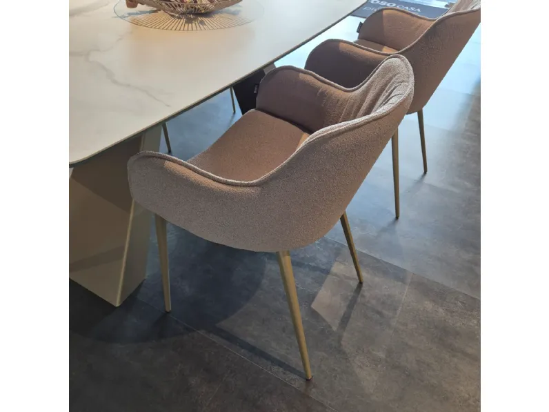 Sedia con braccioli Sa 121 sedia queen brera home di Collezione esclusiva a prezzo ribassato