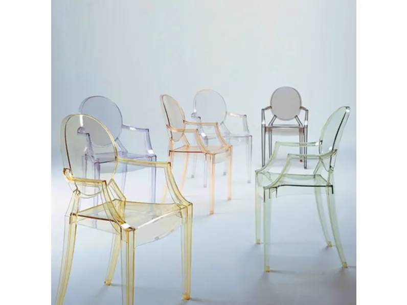 Sedia da giardino Louis ghost di Kartell SCONTATA 20%