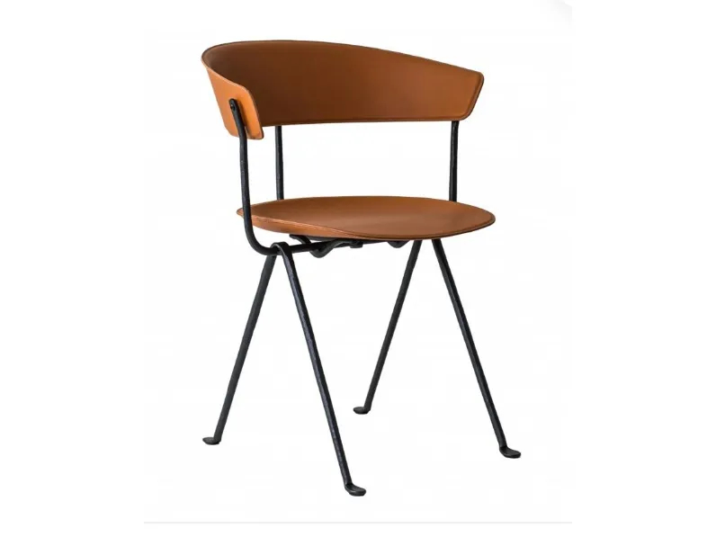 Poltrona in stile design Poltroncina lowchair in pelle Magis in Offerta Outlet