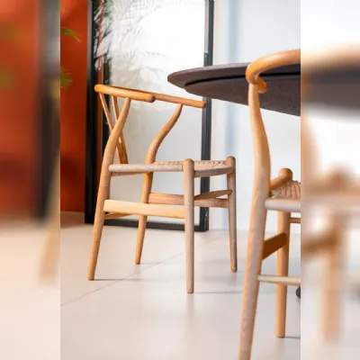 Sedia Ch24 di Carl hansen & son in OFFERTA OUTLET -45%