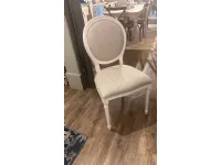 Sedia imbottita  Dialma brown SCONTATA a PREZZI OUTLET