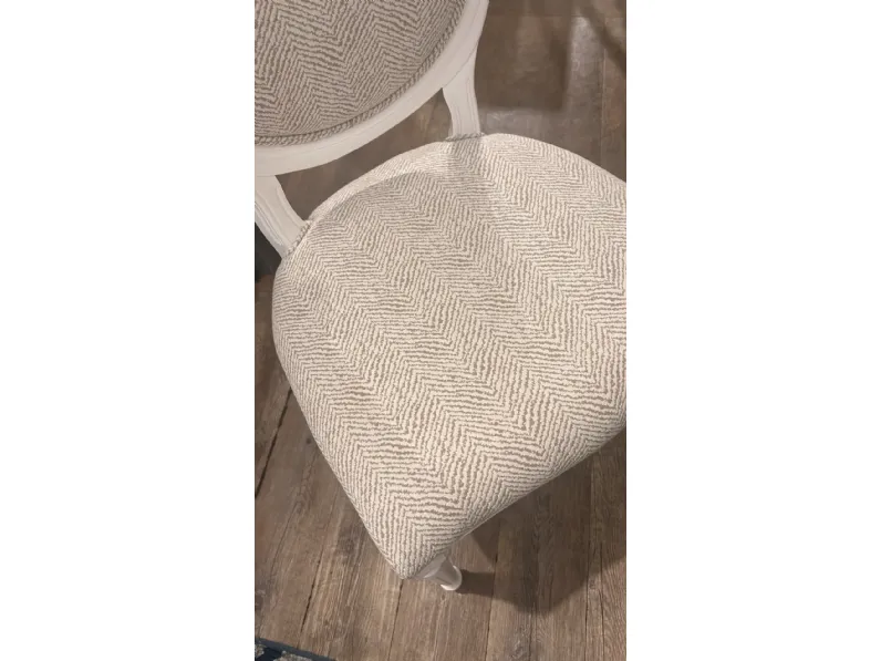 Sedia imbottita  Dialma brown SCONTATA a PREZZI OUTLET