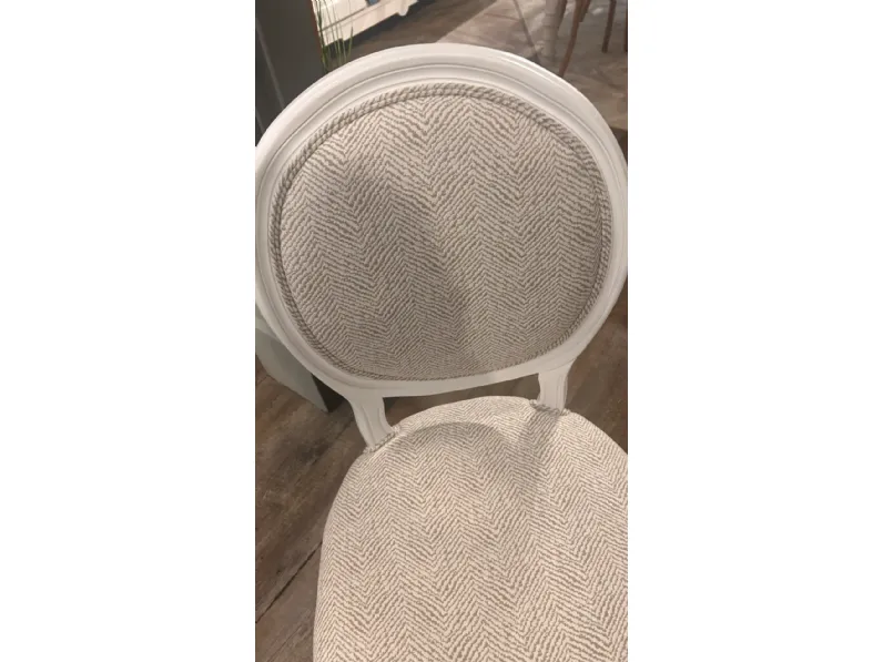 Sedia imbottita  Dialma brown SCONTATA a PREZZI OUTLET