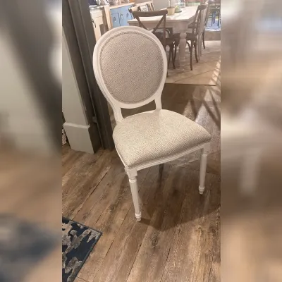 Sedia imbottita  Dialma brown SCONTATA a PREZZI OUTLET