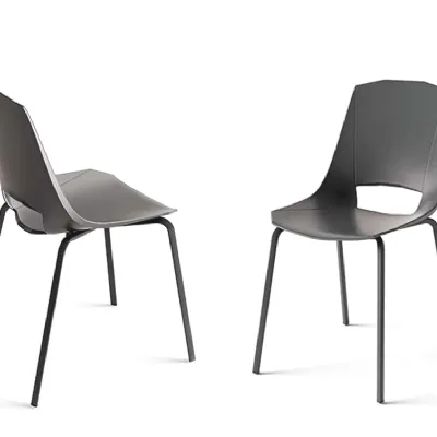 Sedia senza braccioli Eva 4 di Pointhouse a prezzo Outlet