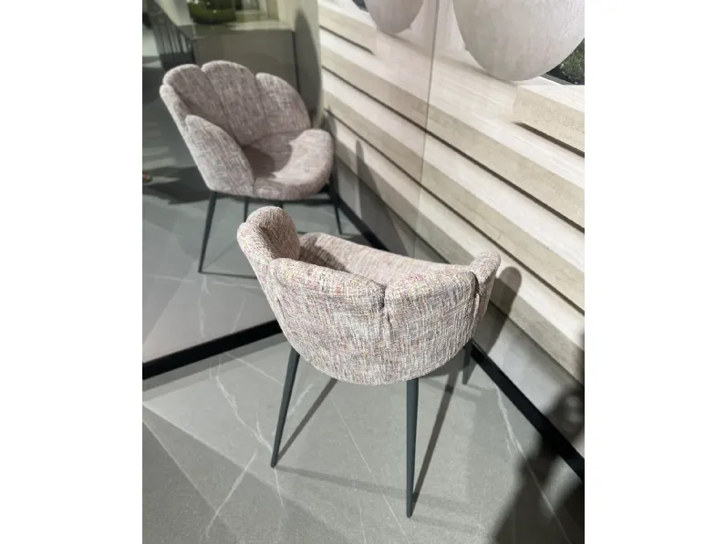 Sedia fissa Fleur b di Zamagna in Offerta Outlet