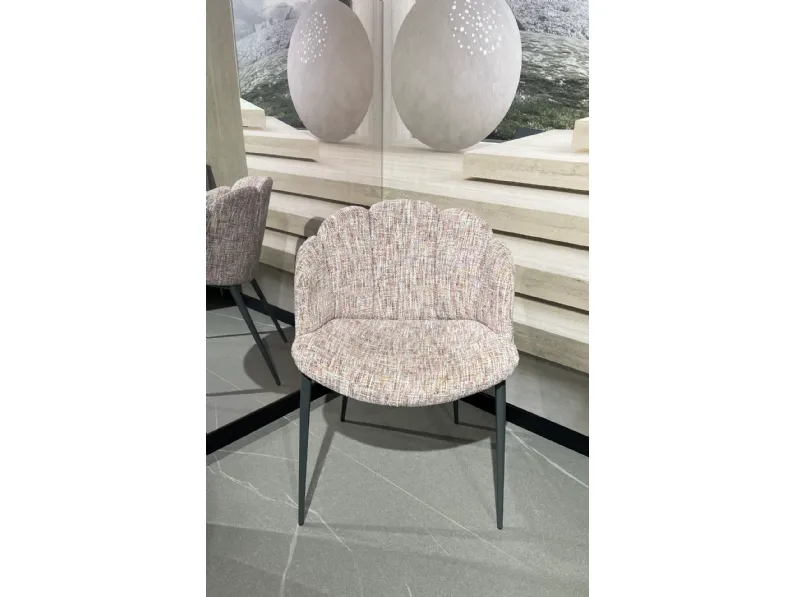 Sedia fissa Fleur b di Zamagna in Offerta Outlet