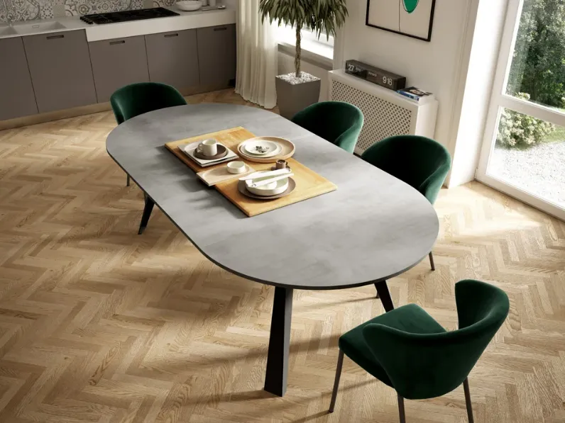Sedia con schienale medio Amdre' di Easyline a prezzo scontato