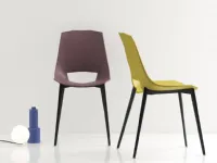 Sedia in plastica con schienale medio Eva 4 in offerta