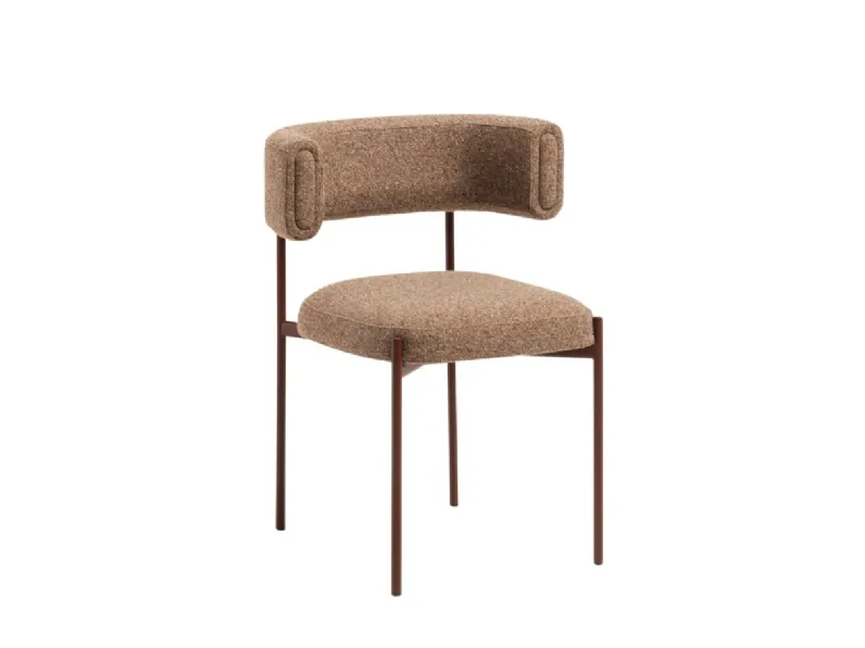 Sedia in tessuto modello Amelie p m ts di Midj 