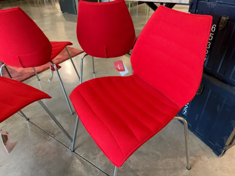 Sedia da soggiorno Sedie rosse  di Kartell SCONTATA 40%