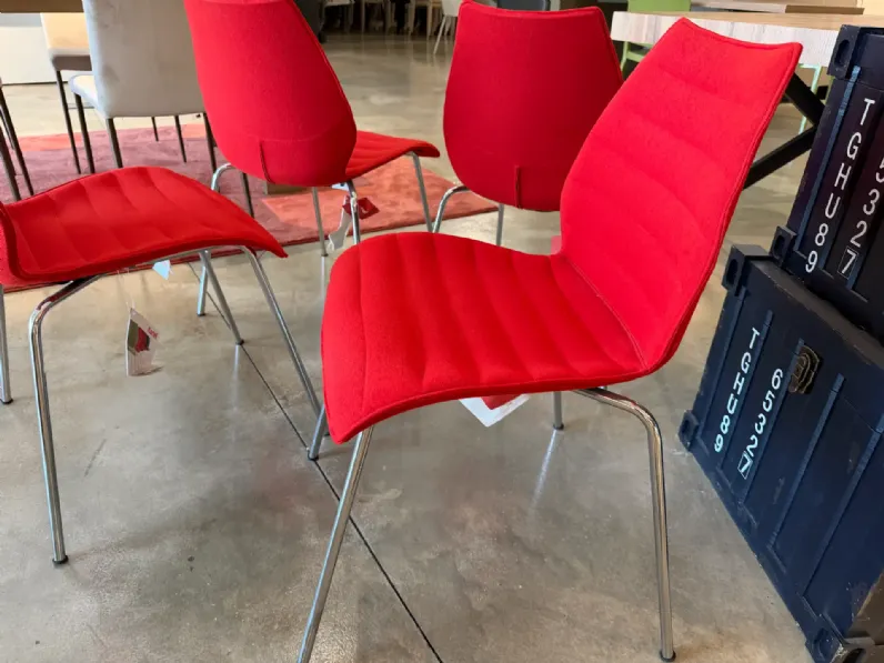 Sedia da soggiorno Sedie rosse  di Kartell SCONTATA 40%
