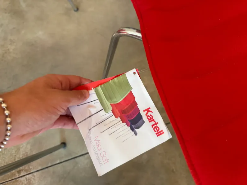 Sedia da soggiorno Sedie rosse  di Kartell SCONTATA 40%