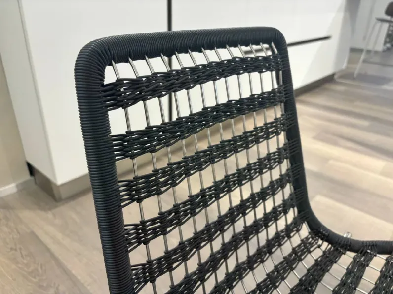 Sedia fissa Sedia in metallo di Collezione esclusiva a prezzo scontato