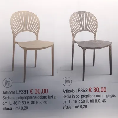 Sedia Sedia promo Collezione esclusiva a prezzo ribassato