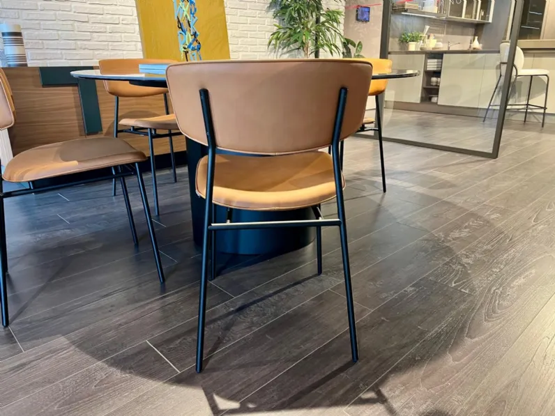 Sedia modello Fifties fissa di Calligaris 