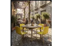Sedia troy gialla struttura oro Magis SCONTATA a PREZZI OUTLET