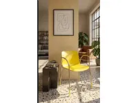 Sedia troy gialla struttura oro Magis SCONTATA a PREZZI OUTLET