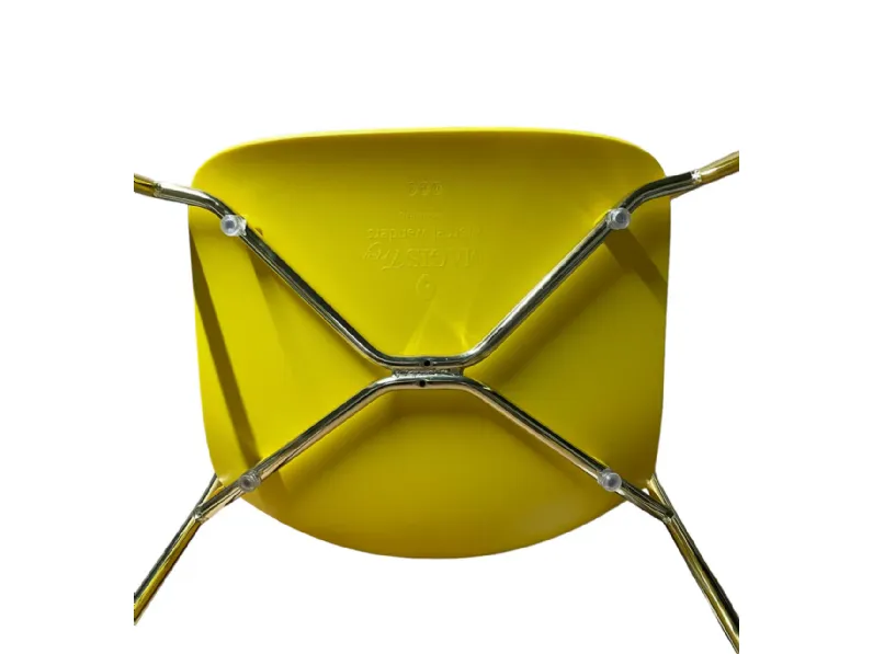 Sedia troy gialla struttura oro Magis SCONTATA a PREZZI OUTLET