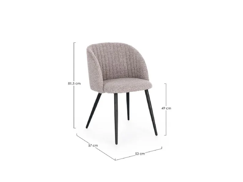 Sedia Queen di Bizzotto in OFFERTA OUTLET -50%