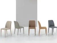 Sedia da cucina realizzata in tessuto Gardenia di Target point 