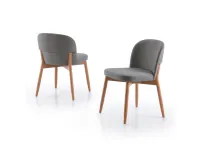 Sedia senza braccioli Sophos outlet di Diotti.com a prezzo scontato