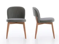 Sedia senza braccioli Sophos outlet di Diotti.com a prezzo scontato