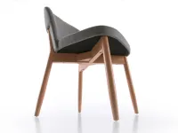 Sedia senza braccioli Sophos outlet di Diotti.com a prezzo scontato