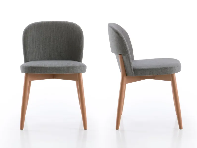 Sedia senza braccioli Sophos outlet di Diotti.com a prezzo scontato
