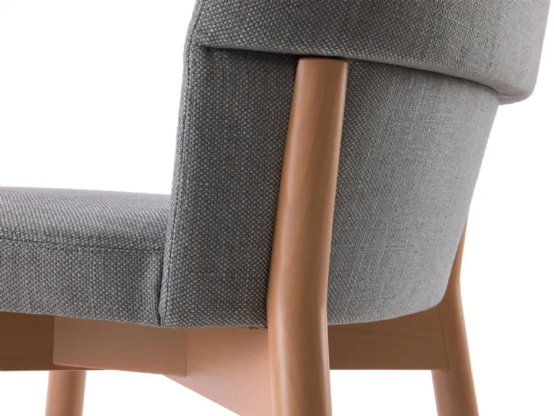 Sedia senza braccioli Sophos outlet di Diotti.com a prezzo scontato