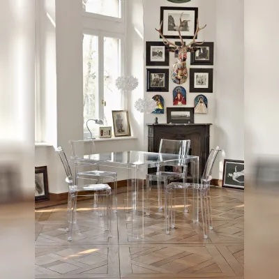 Sedia senza braccioli La marie di Kartell a prezzo ribassato