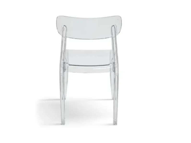 Sedia senza braccioli Sedia trasparente  di Md work a prezzo Outlet
