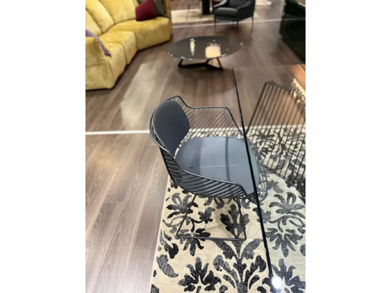 Sedia di Mdf modello Flow filo  da soggiorno in offerta -35%