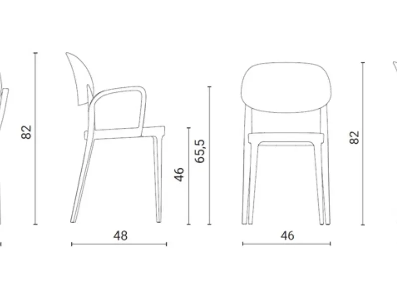 Sedia Mia Ozzio SCONTATA 25%