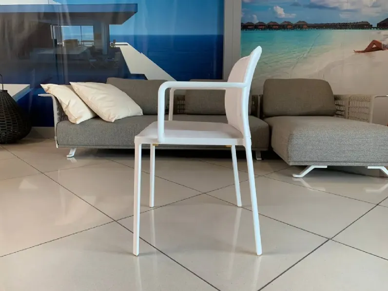 Sedia da soggiorno realizzata in metallo Audrey di Kartell 