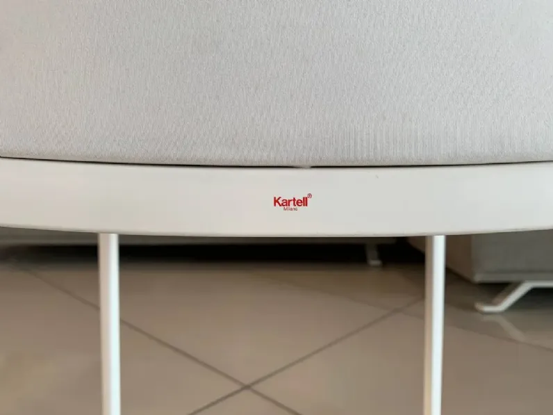 Sedia da soggiorno realizzata in metallo Audrey di Kartell 