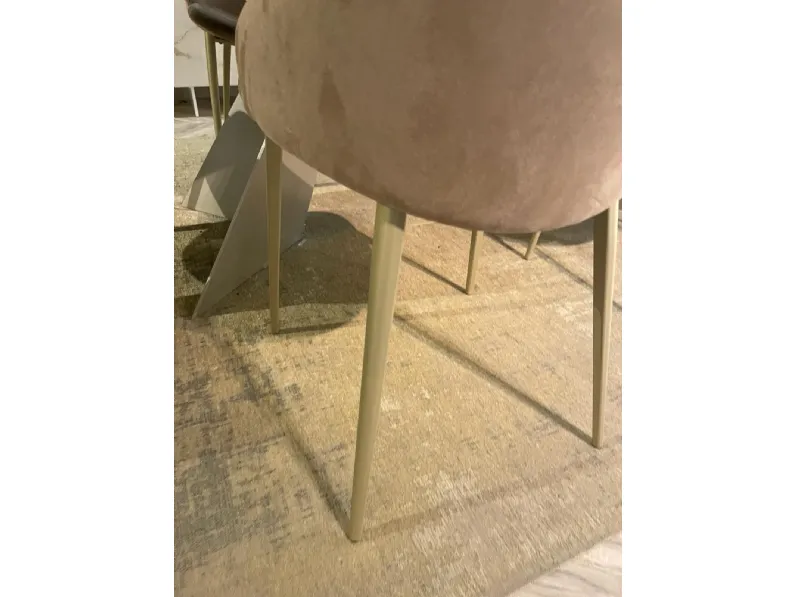 Sedia Cv 637 sedia duke a brera home da cucina realizzata in tessuto scontata del 54%