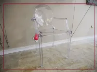 Sedia da soggiorno Louis ghost di Kartell SCONTATA 20%