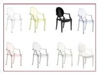 Sedia da soggiorno Louis ghost di Kartell SCONTATA 20%