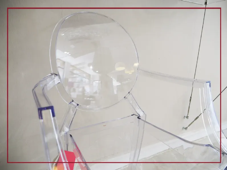 Sedia da soggiorno Louis ghost di Kartell SCONTATA 20%