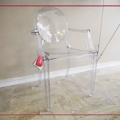 Sedia da soggiorno Louis ghost di Kartell SCONTATA 20%