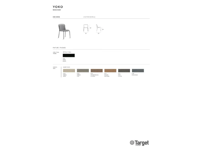 Sedia Mughetto di Target point: scopri il prezzo riservato 