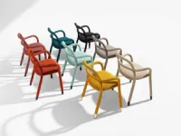 Sedia con braccioli Pippi di Midj a prezzo Outlet