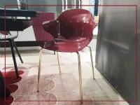 Sedia da soggiorno realizzata in metallo Saint tropez calligaris di Calligaris 