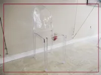 Sedia modello Victoria ghost a marchio Kartell scontata del 20%