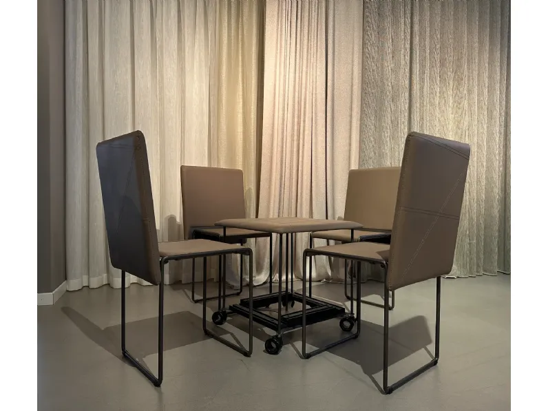Sedia da cucina Cubix di Ozzio SCONTATA 40%