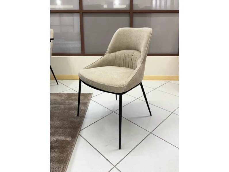 Sedia in metallo poltroncina Ginevra in Offerta Outlet