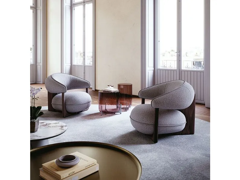 Sedia in legno modello Ruby lounge di Cattelan italia 
