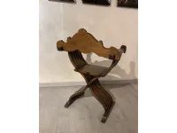 Sedia savonarola noce  Artigianale con uno sconto vantaggioso